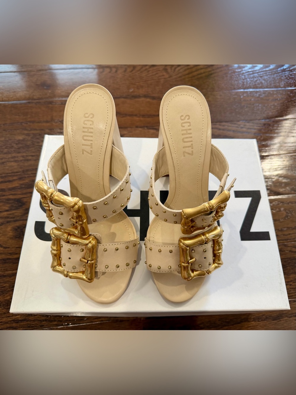 SCHUTZ BRAND NEW ENOLA LEATHER SANDAL